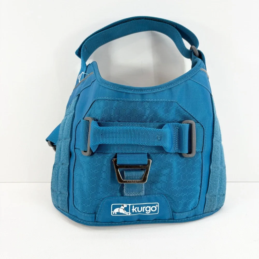 Kurgo Townie Blue Dog Harness Size M 25-50LBS Blue Mesh Padded‎ Adjustable